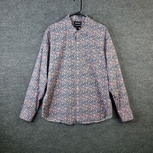 Bonobos Shirt Mens XL Slim Fit Ditzy Floral Print Long Sleeve Button Front